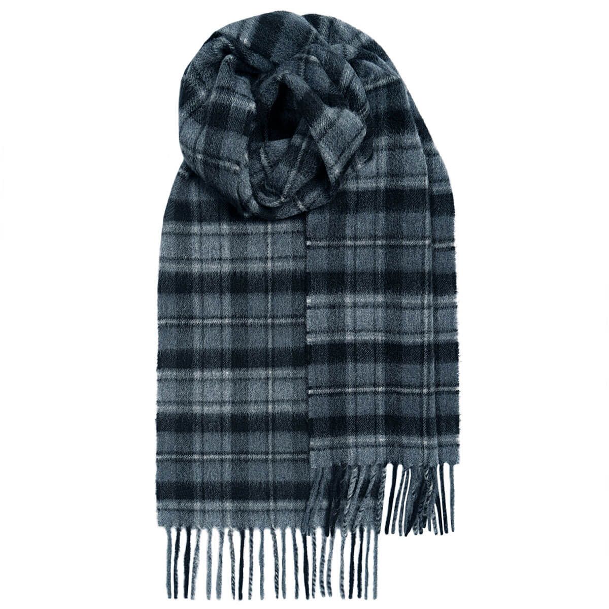 MacRae Hunting Grey Cashmere Scarf